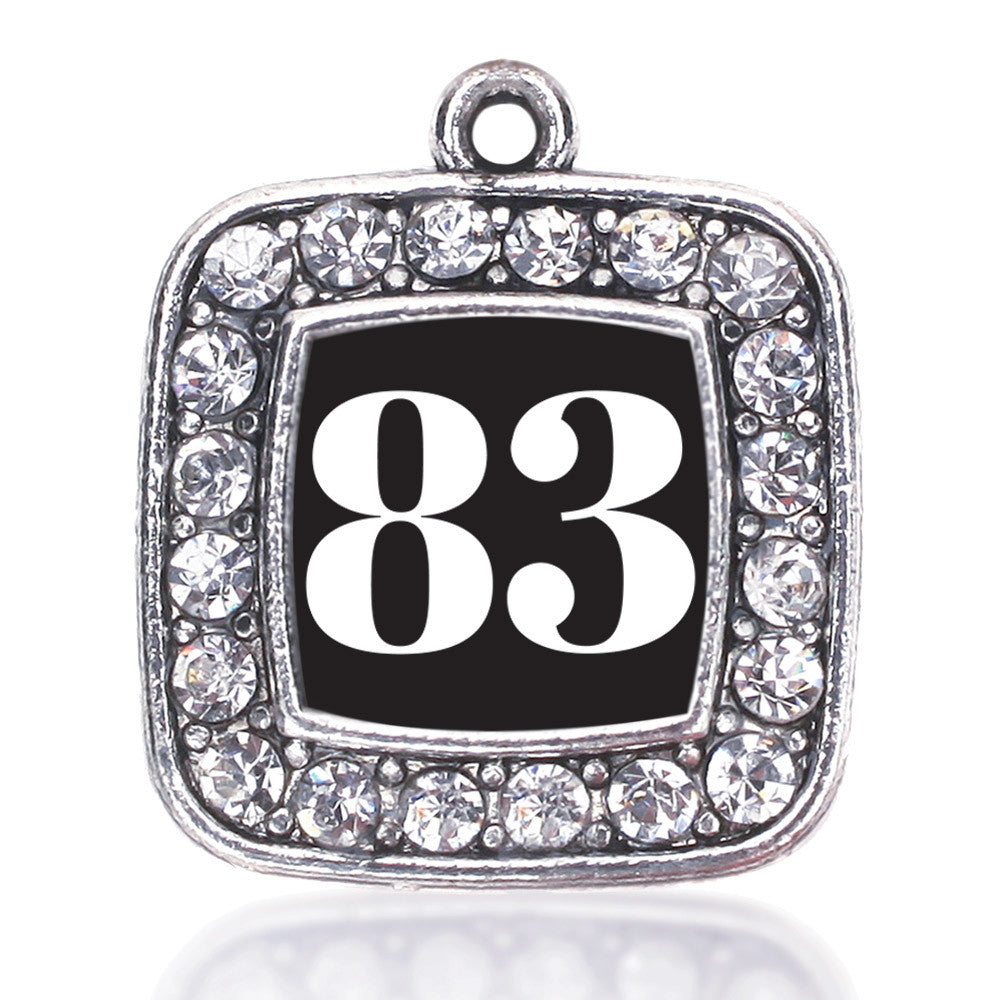 Number 83 Square Charm