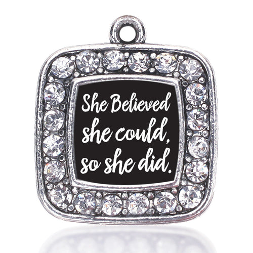So She Did Square Charm