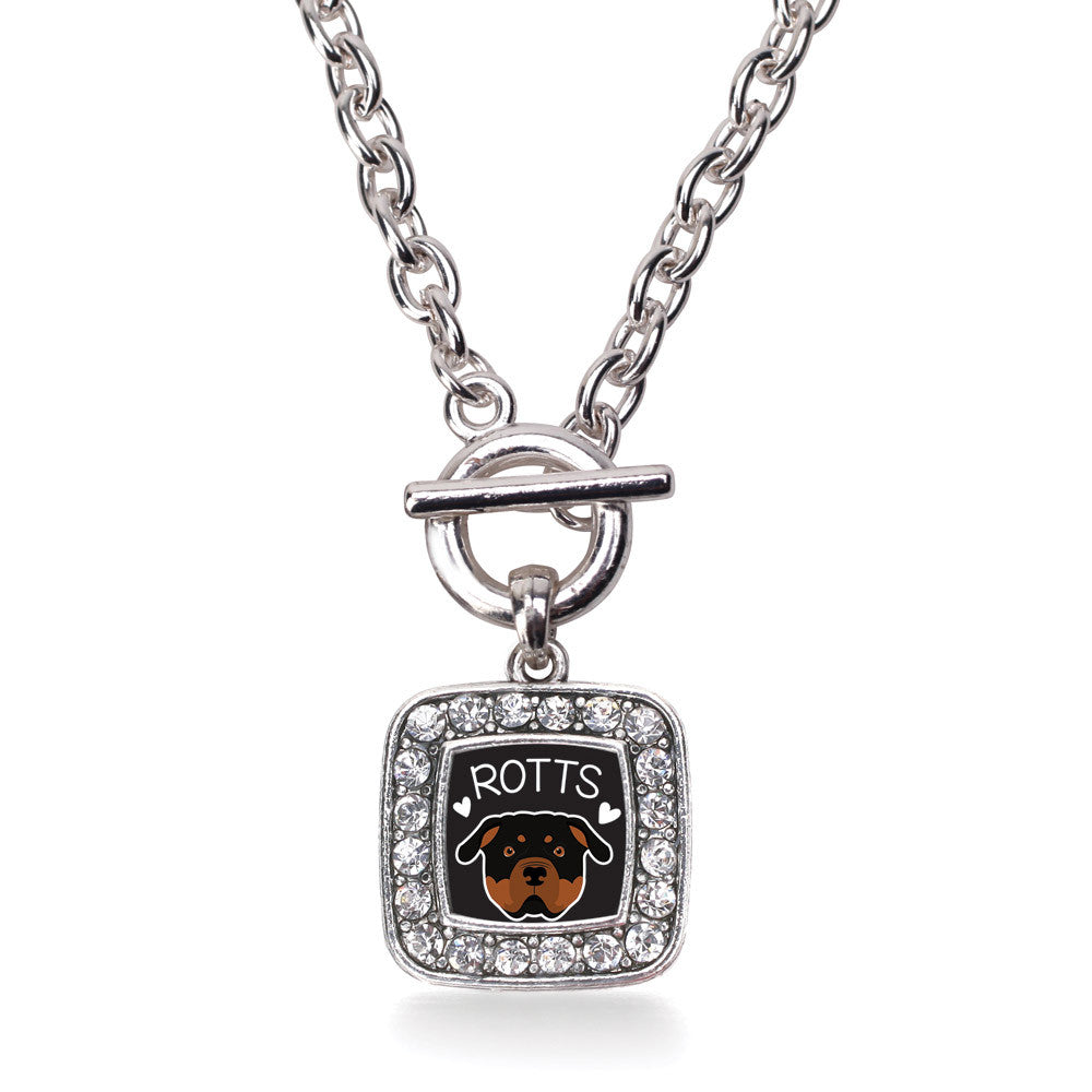 Rottweiler Lover Square Charm