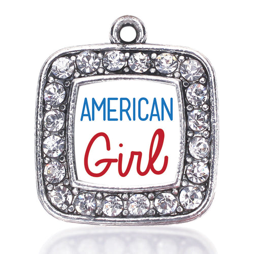 American Girl Square Charm
