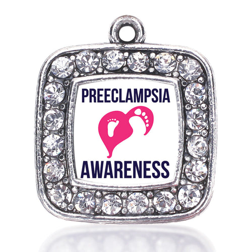 Preeclampsia Awareness Square Charm