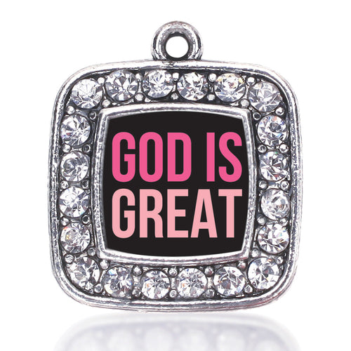 God Is Great Square Charm