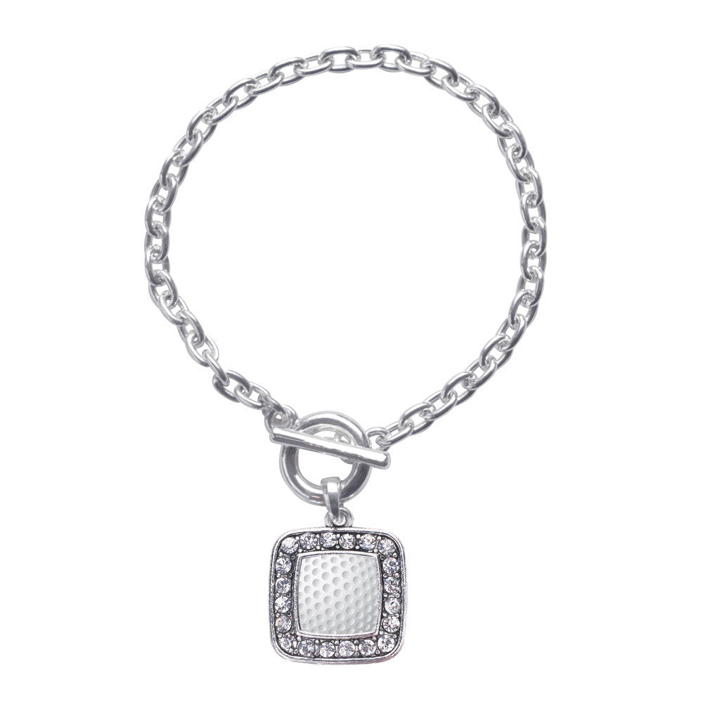 Golf Lovers Square Charm