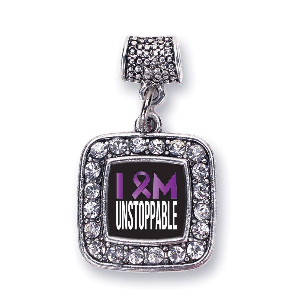I Am Unstoppable Square Charm