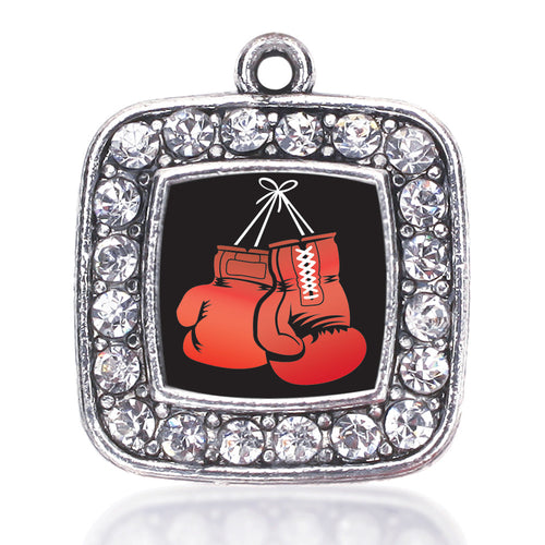 I Love Boxing Square Charm