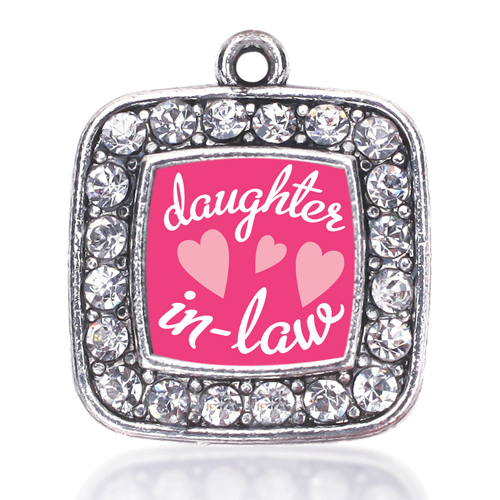 I Love My Daughter In Law Square Charm