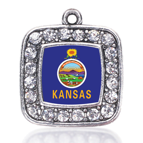 Kansas Flag Square Charm