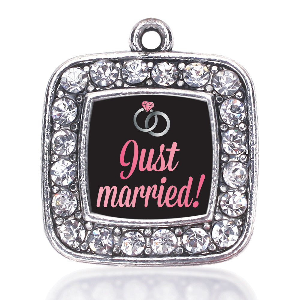Just Married Square Charm