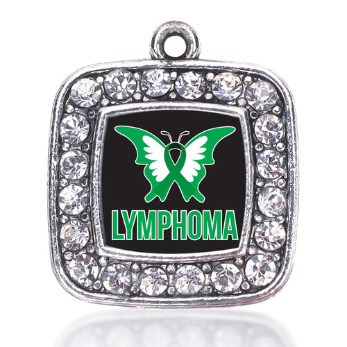 Lymphoma Support and Awareness Square Charm