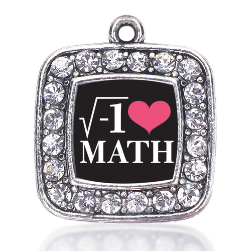 Math Nerd Square Charm