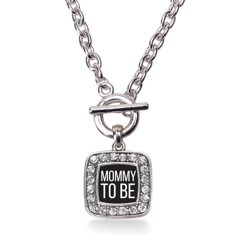 Mommy To Be White Square Charm