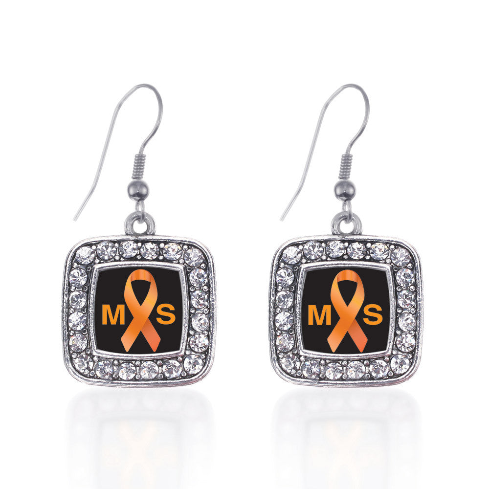 Multiple Sclerosis Awareness Square Charm