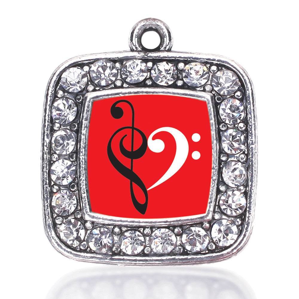 Music Is Love Square Charm