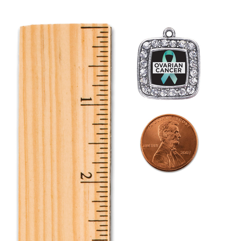 Ovarian Cancer Square Charm