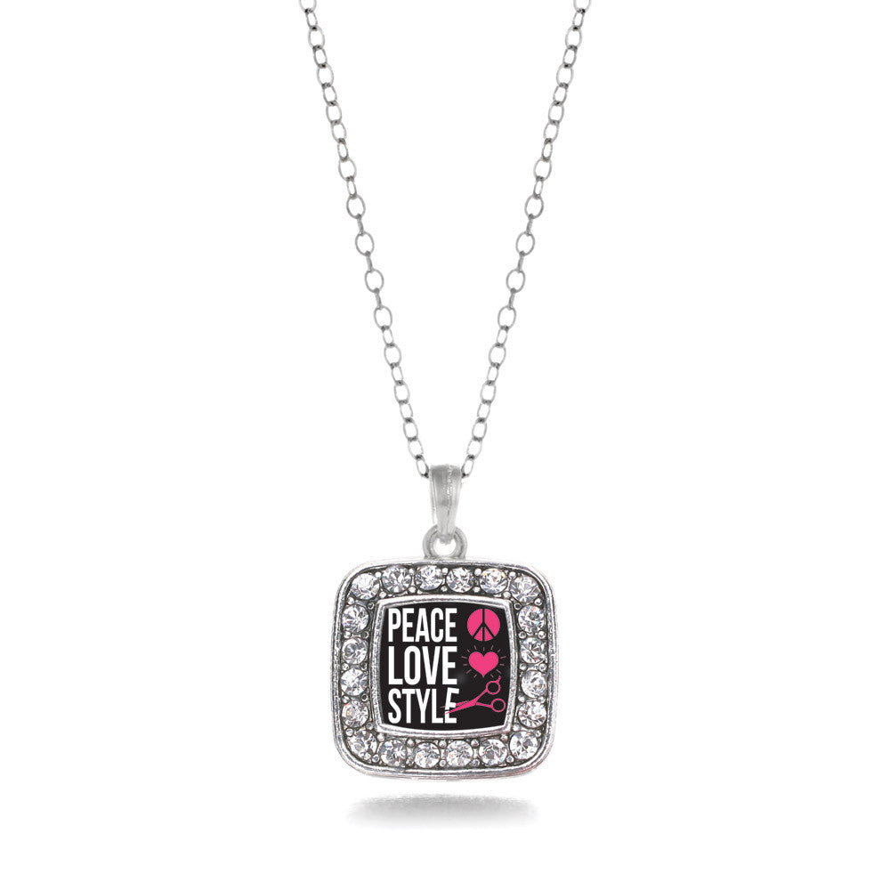 Peace, Love, And Style Square Charm