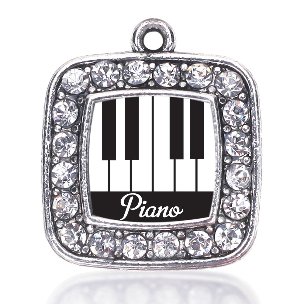 Piano Lovers Square Charm