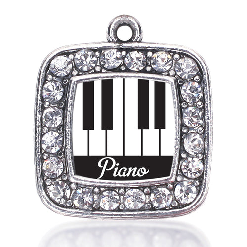 Piano Lovers Square Charm
