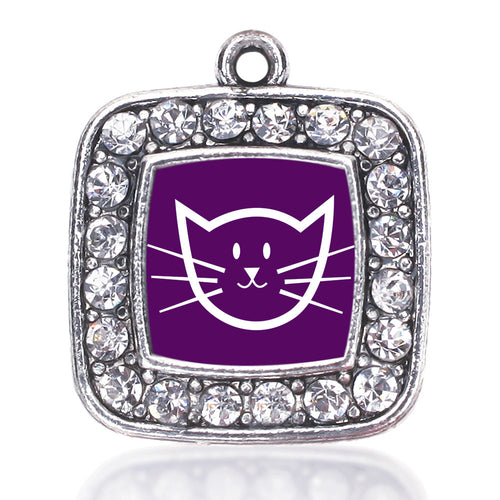 Pretty Kitty Square Charm
