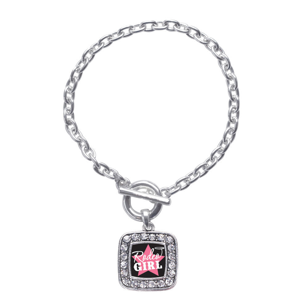 Rodeo Girl Square Charm