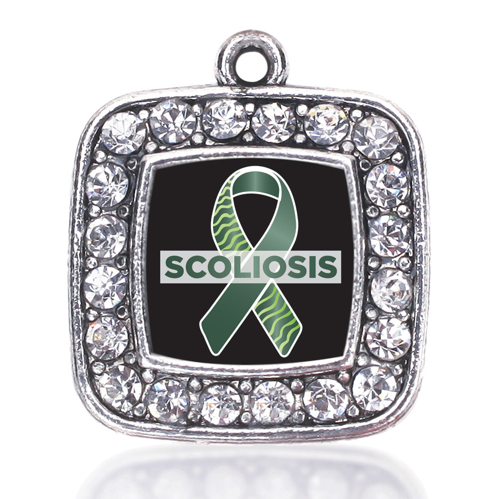 Scoliosis Support and Awareness Square Charm