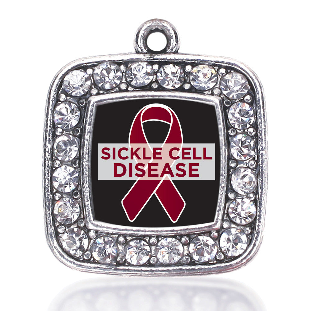 Sickle Cell Support Square Charm