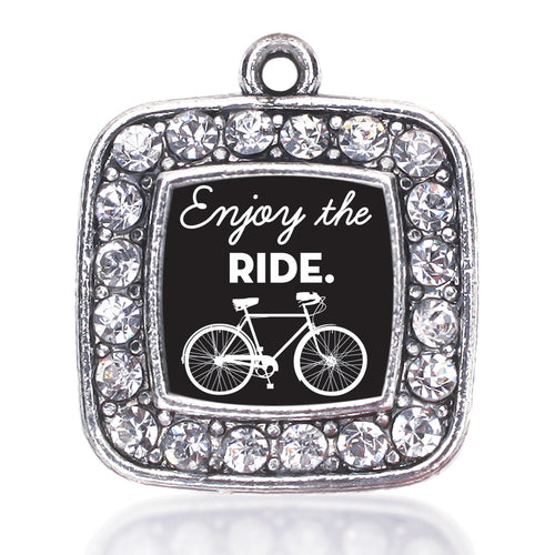 Bicyclist Square Charm