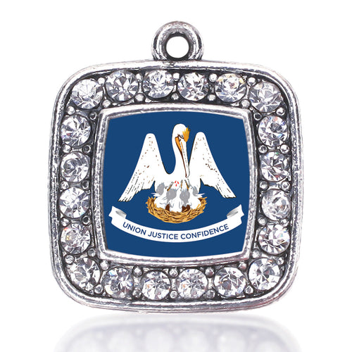 Louisiana Flag Square Charm