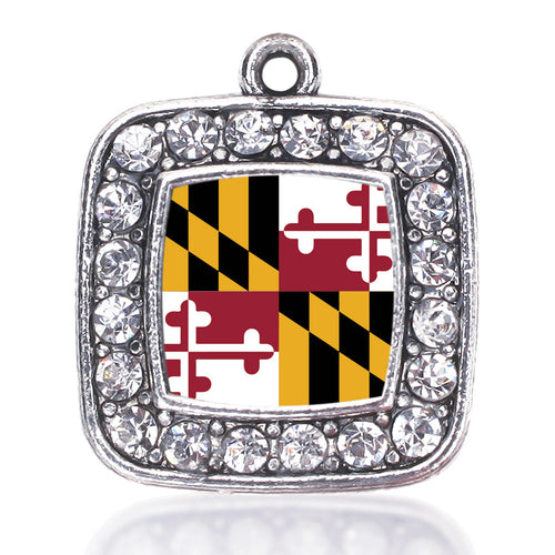 Maryland Flag Square Charm