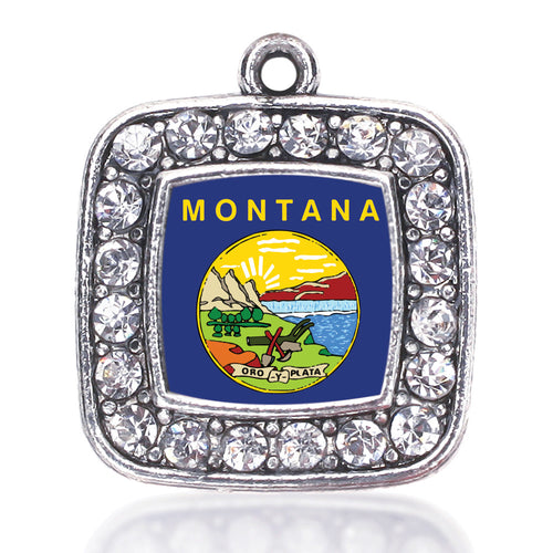 Montana Flag Square Charm