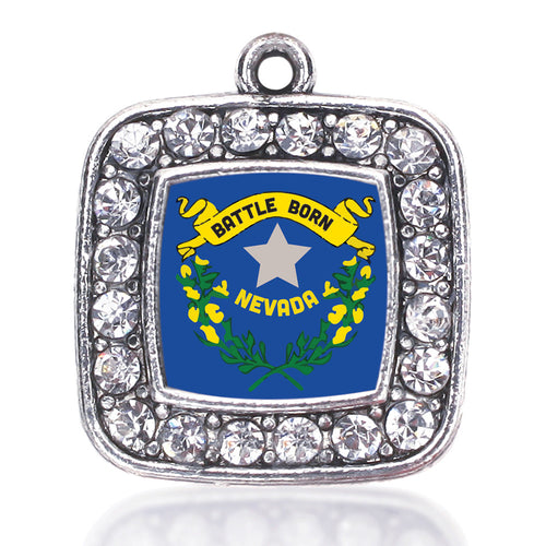 Nevada Flag Square Charm