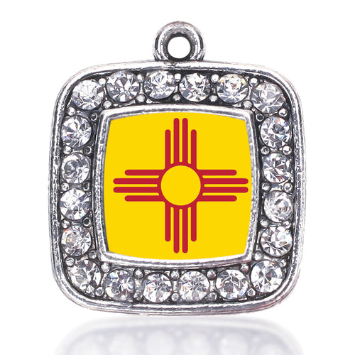 New Mexico Flag Square Charm