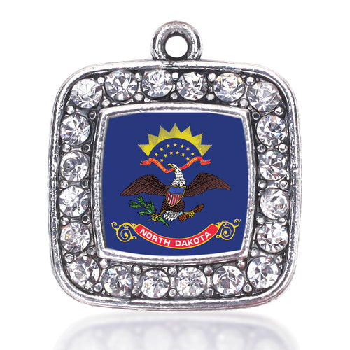 North Dakota Flag Square Charm