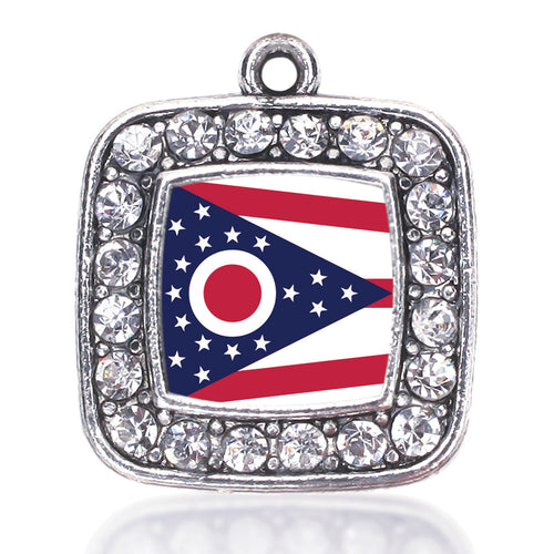 Ohio Flag Square Charm