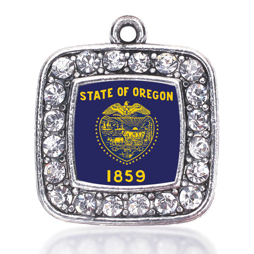 Oregon Flag Square Charm