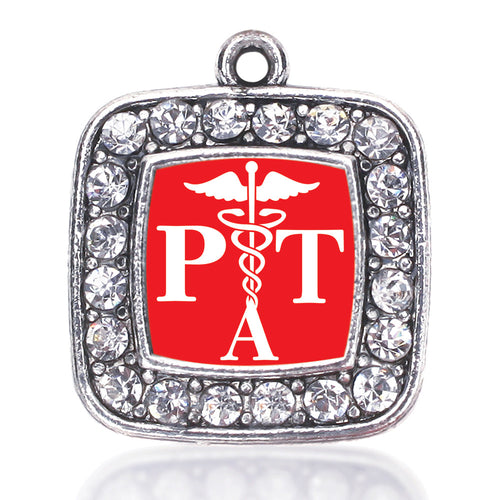 Physical Therapist Assistant Square Charm