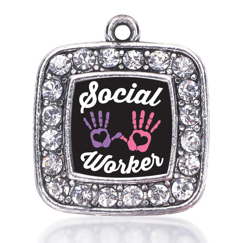 Social Worker Square Charm