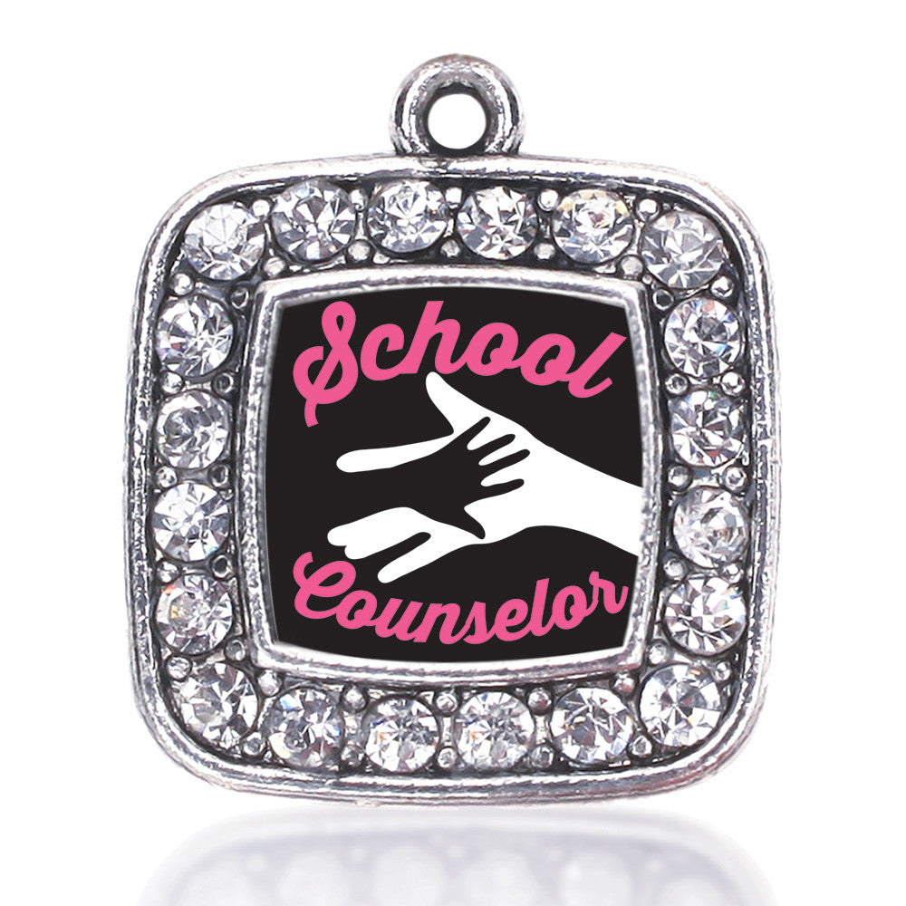 School Counselor Square Charm