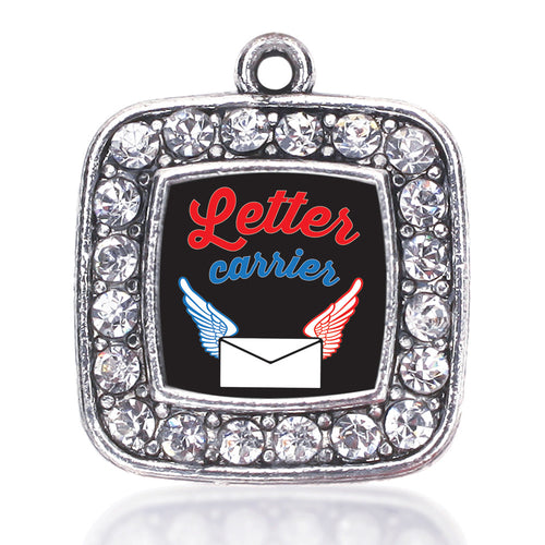 Letter Carrier Square Charm