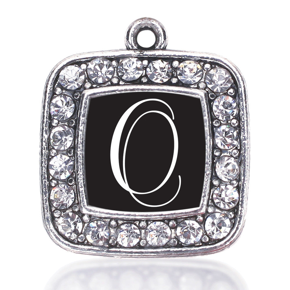 My Script Initials - Letter O Square Charm