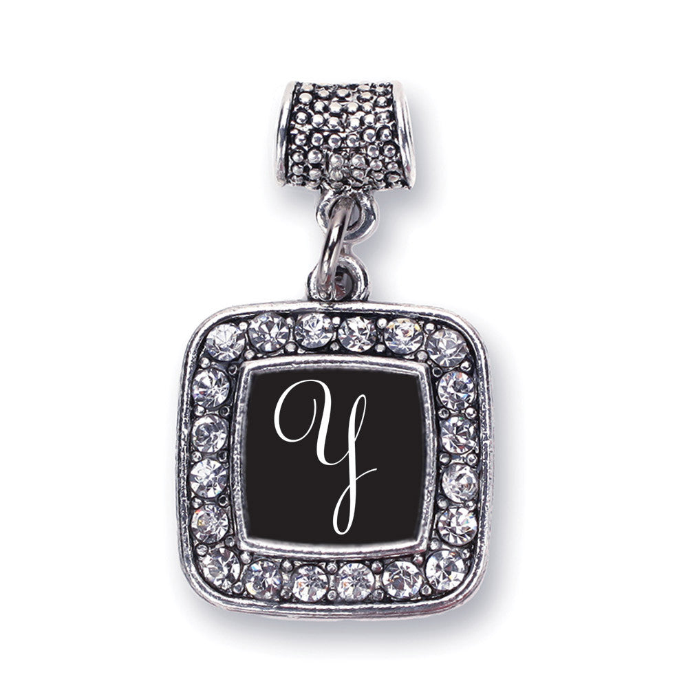 My Script Initials - Letter Y Square Charm