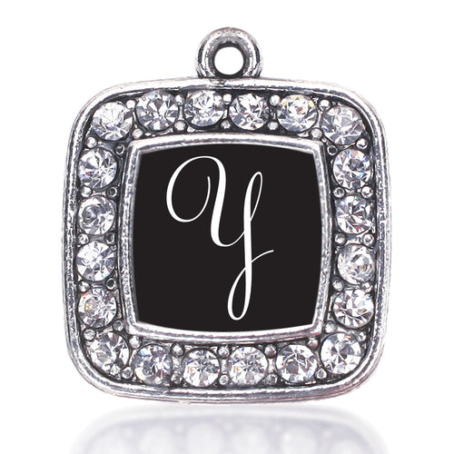 My Script Initials - Letter Y Square Charm