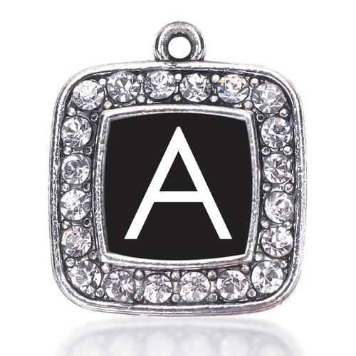My Initials - Letter A Square Charm