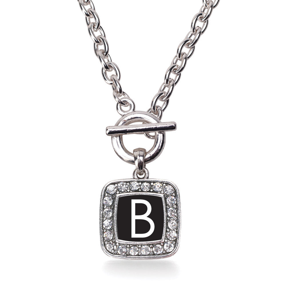 My Initials - Letter B Square Charm