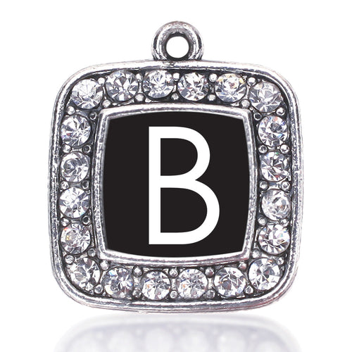 My Initials - Letter B Square Charm