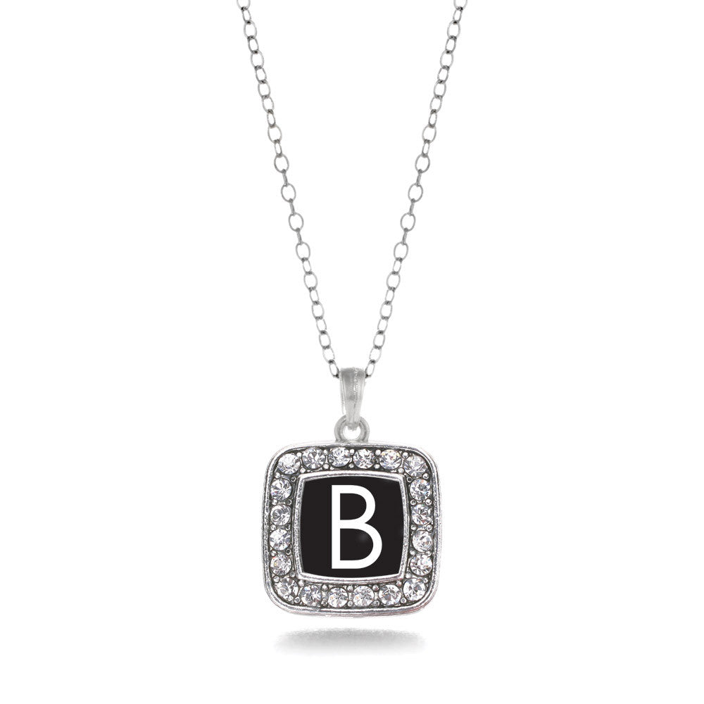 My Initials - Letter B Square Charm