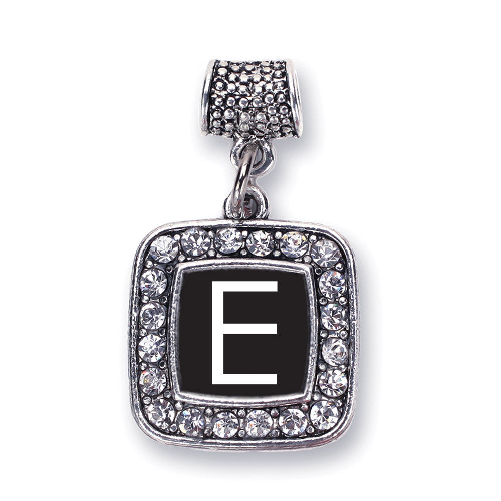 My Initials - Letter E Square Charm