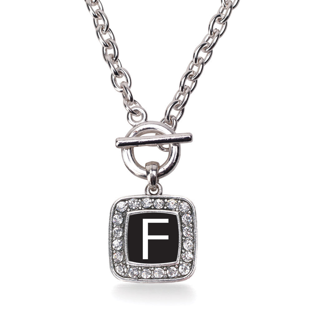 My Initials - Letter F Square Charm