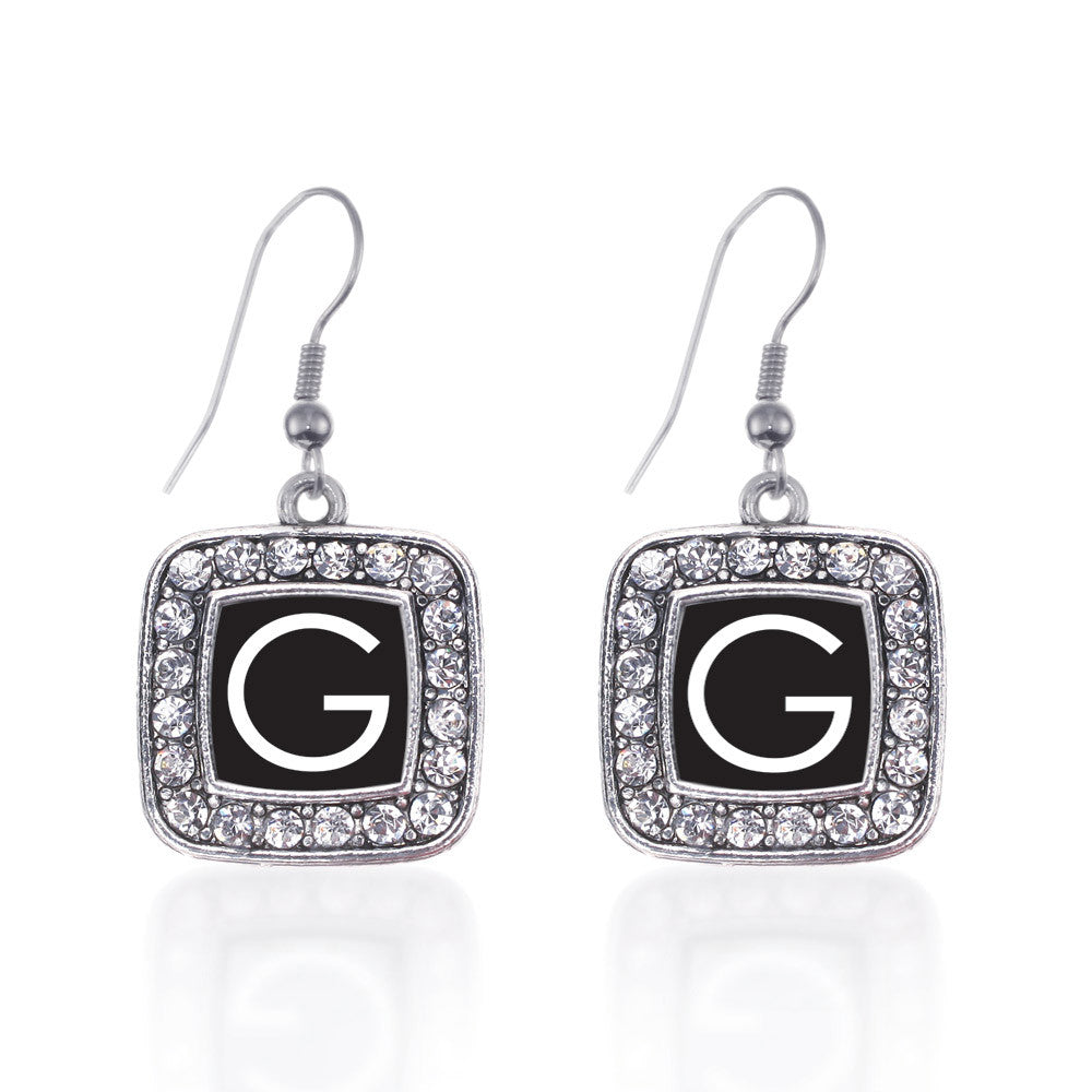 My Initials - Letter G Square Charm
