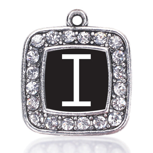 My Initials - Letter I Square Charm