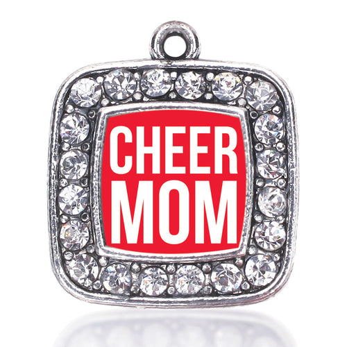 Cheer Mom Square Charm